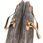 Louis Vuitton Shoulder Bag Montorgueil PM Monogram Canvas Brown — view 3