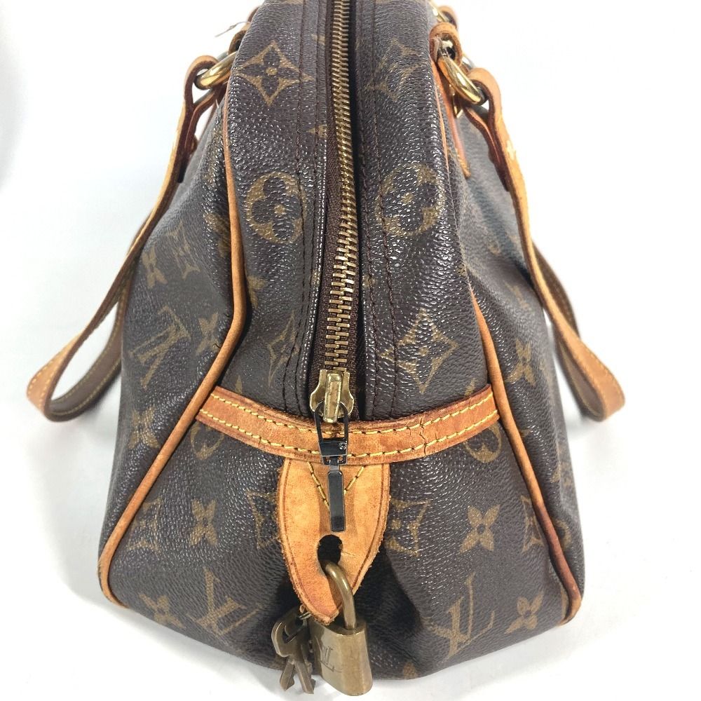 Louis Vuitton Shoulder Bag Montorgueil PM Monogram Canvas Brown — view 6