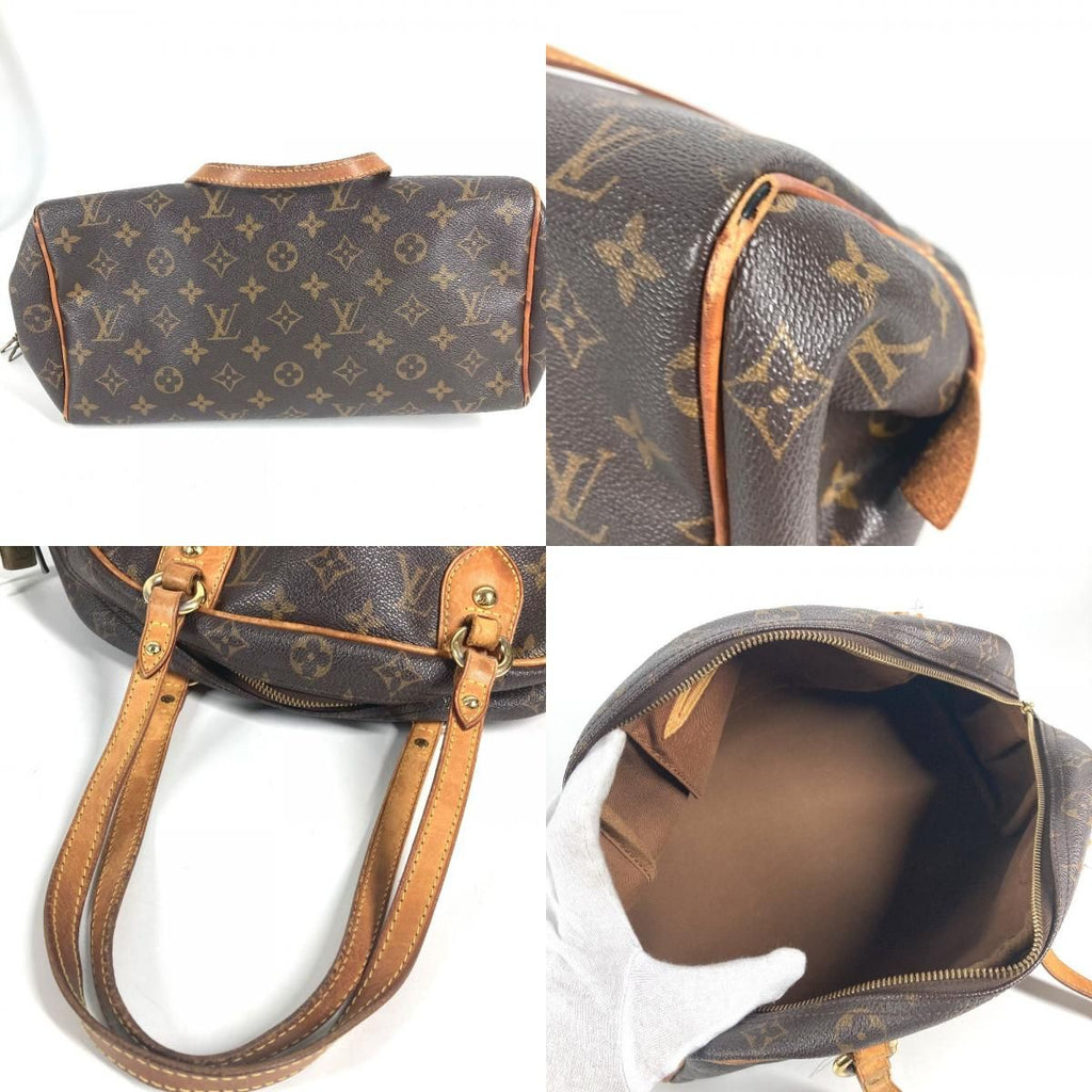 Louis Vuitton Shoulder Bag Montorgueil PM Monogram Canvas Brown — view 8