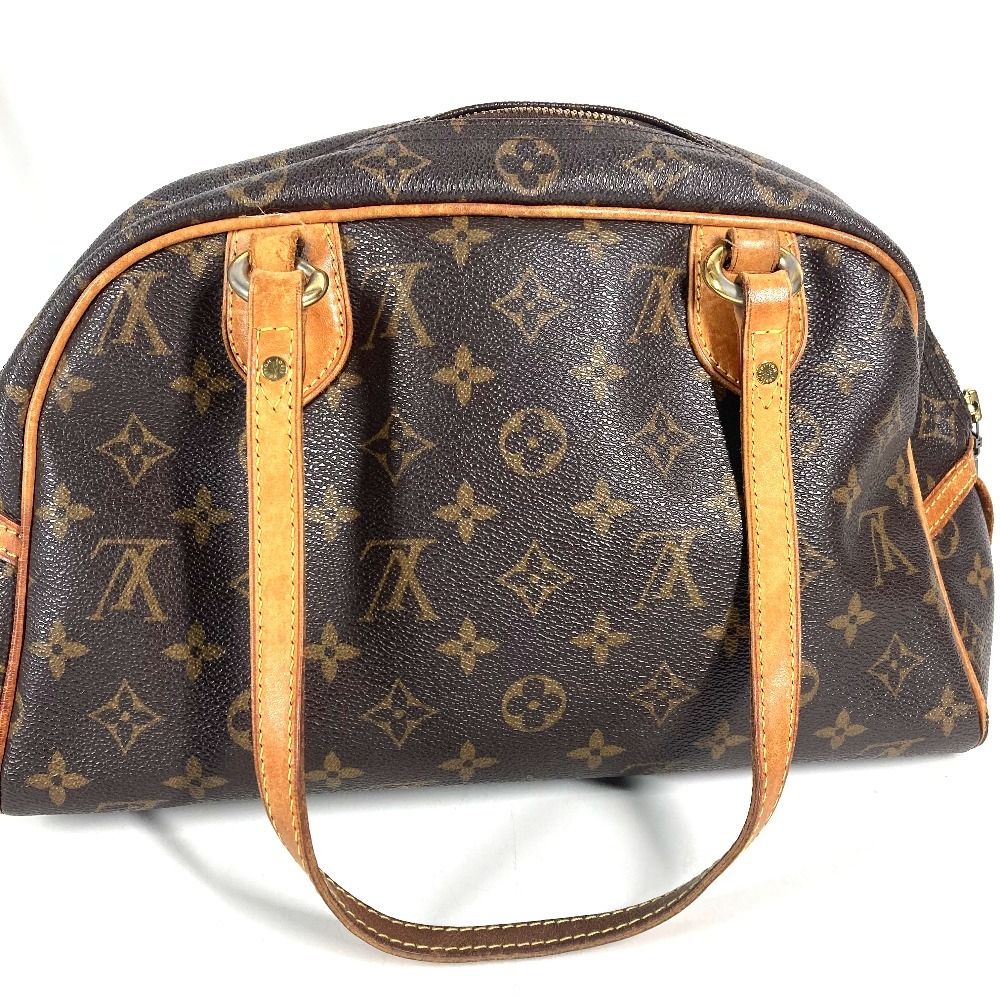 Louis Vuitton Shoulder Bag Montorgueil PM Monogram Canvas Brown — view 2