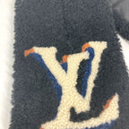 Louis Vuitton Scarf Echarpe Shearling Teddy Monogram Black — view 3
