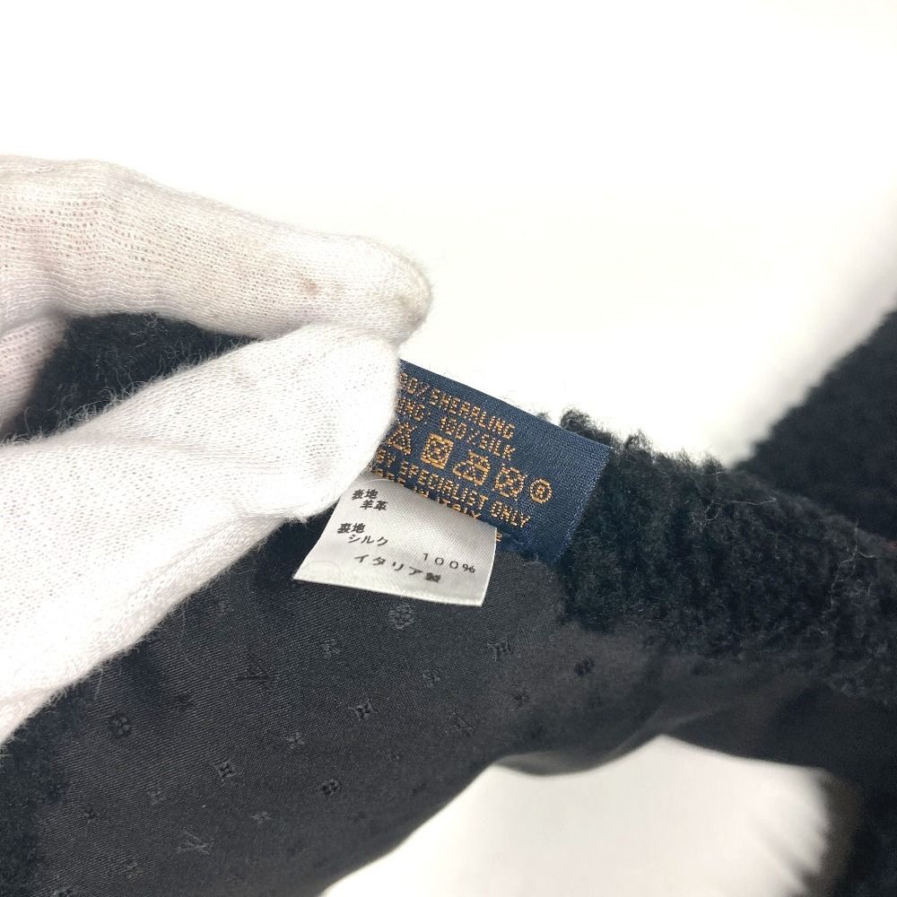 Louis Vuitton Scarf Echarpe Shearling Teddy Monogram Black — view 7