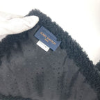 Louis Vuitton Scarf Echarpe Shearling Teddy Monogram Black — view 6