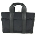 Hermes Handbag Acapulco PM Nylon Leather Black