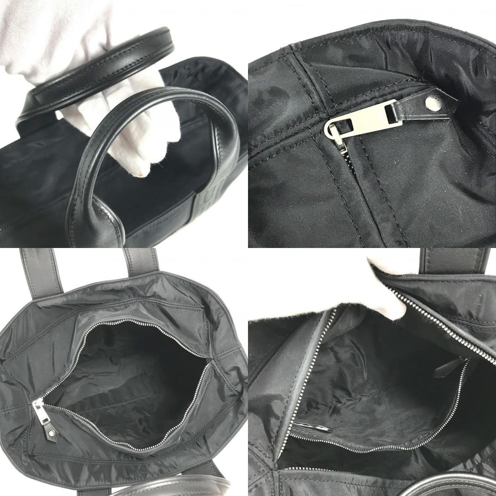 Hermes Handbag Acapulco PM Nylon Leather Black — view 8