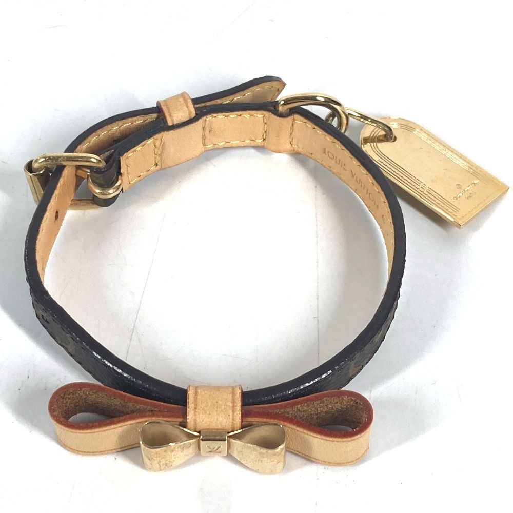 Louis Vuitton Collar Collier Baxter XS Pet Monogram Dog Canvas Brown — view 3