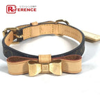 Louis Vuitton Collar Collier Baxter XS Pet Monogram Dog Canvas Brown