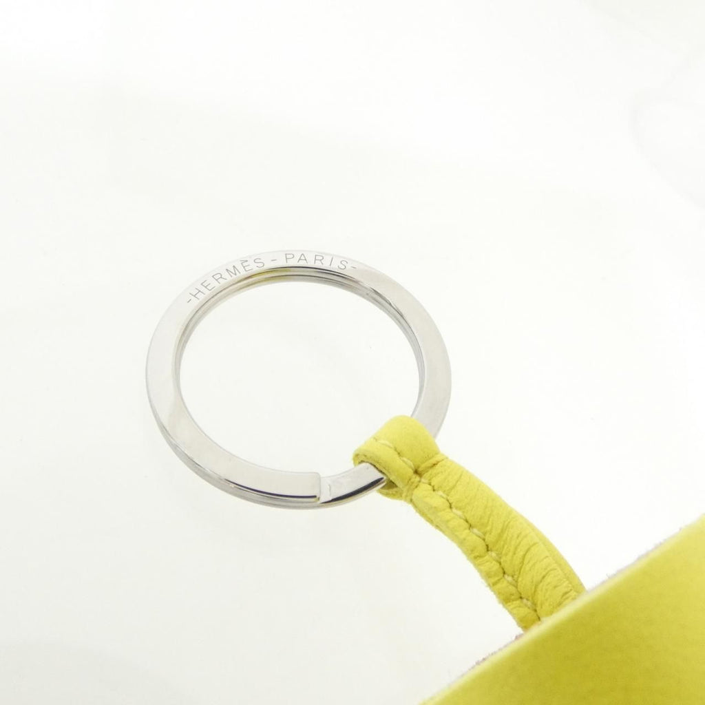 Hermes Carmen Tricolor Key Ring Key Holder — view 3