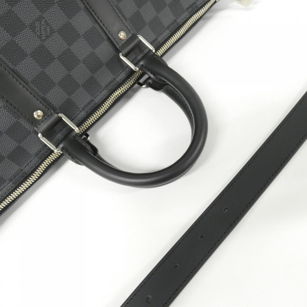 Louis Vuitton Damier Graphite Keepall Bandouliere Boston Bag — view 4