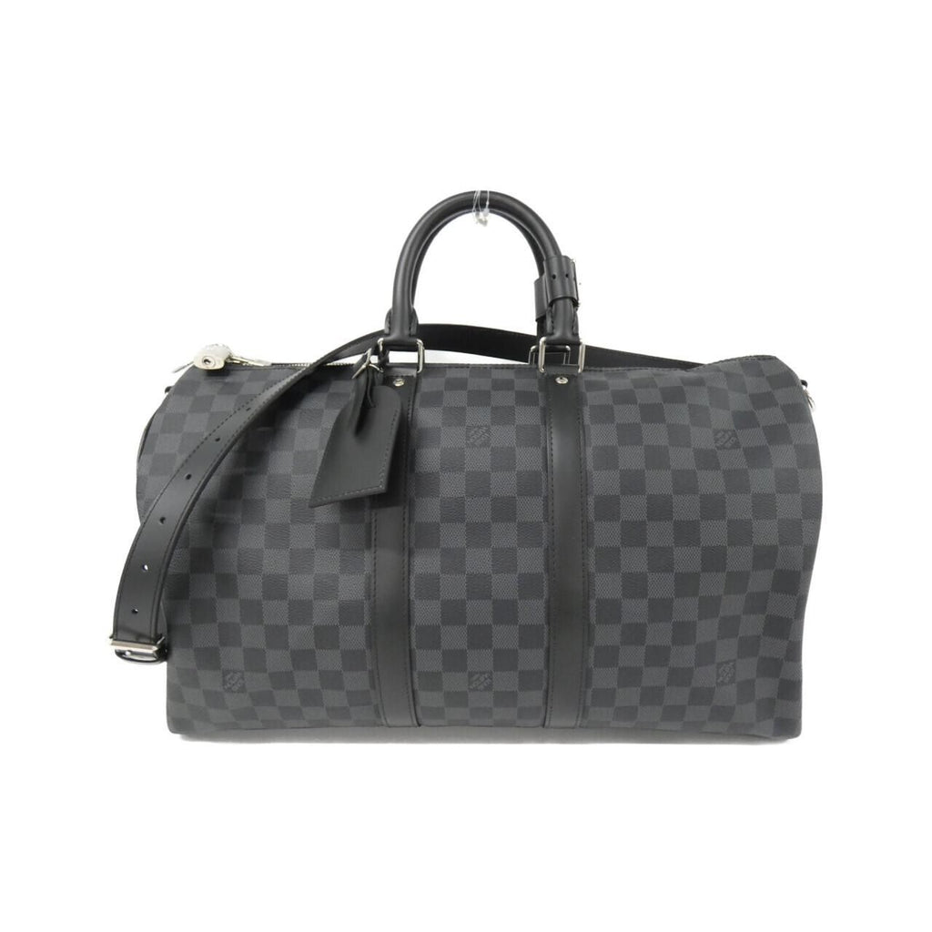 Louis Vuitton Damier Graphite Keepall Bandouliere Boston Bag