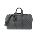 Louis Vuitton Damier Graphite Keepall Bandouliere Boston Bag
