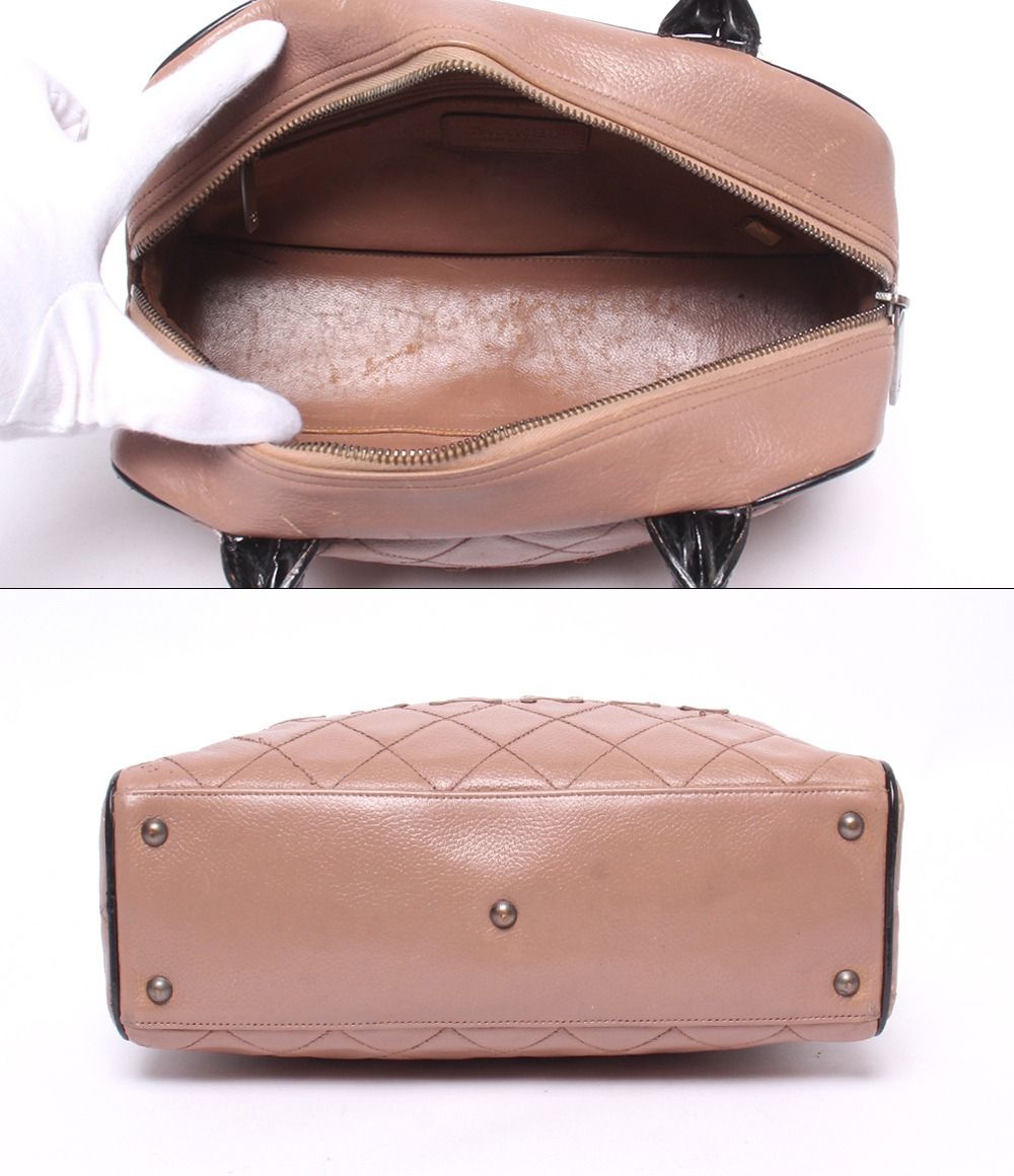 Chanel Bowling Bag Quilted Silver — view 3