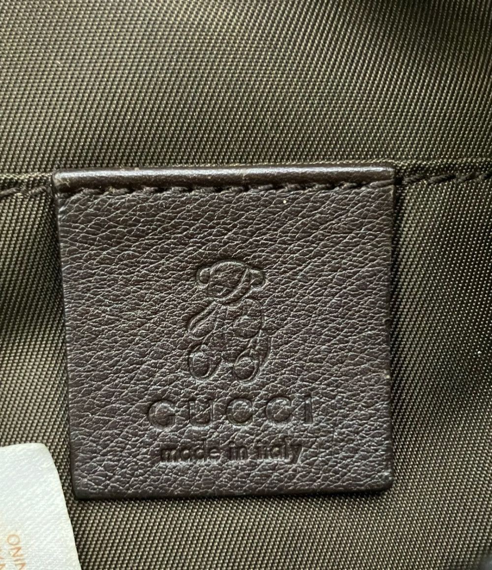 Gucci Waist Pouch Belt Bag Leather GG Canvas Kids — view 6