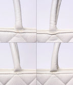 Chanel Tote Shoulder Bag Reissue Gold Caviar Leather — view 6