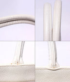 Chanel Tote Shoulder Bag Reissue Gold Caviar Leather — view 8