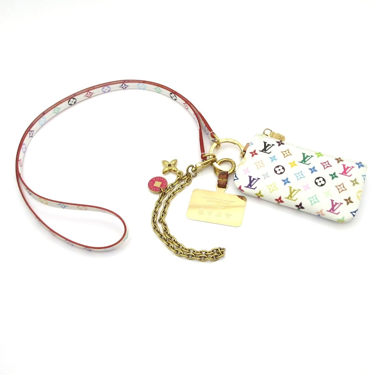 Louis Vuitton Etui Telephone Phone Case Monogram Multicolor x Takashi Murakami