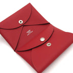 Hermes Coin Purse Calvi Duo Ruby Silver — view 3