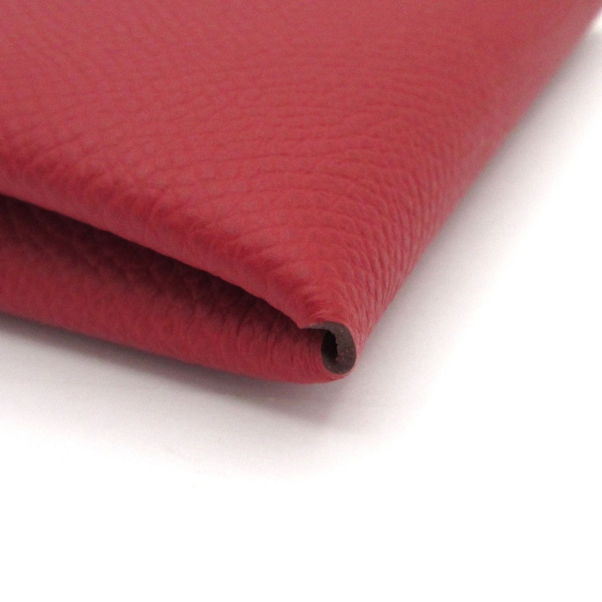 Hermes Coin Purse Calvi Duo Ruby Silver — view 7