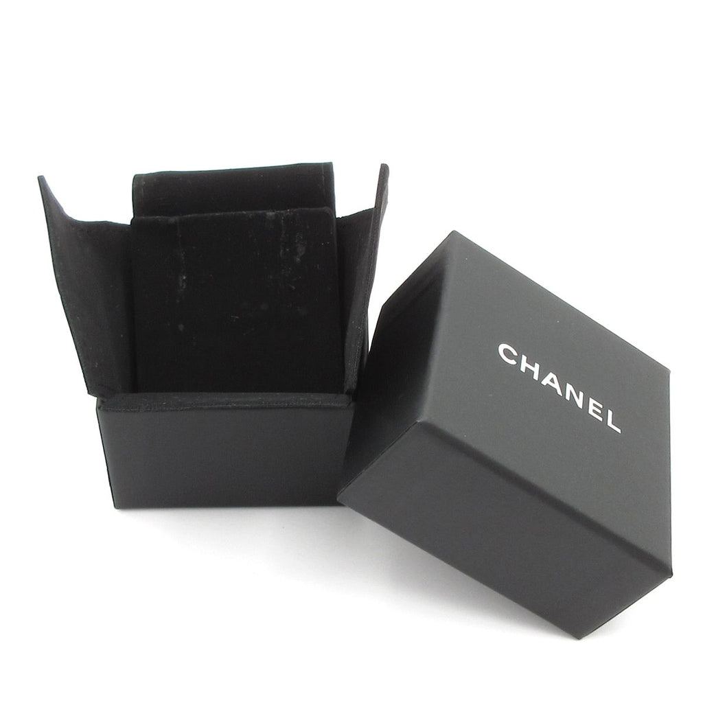 Chanel Earrings Gold Light Green Multi Star CC Logo — view 7