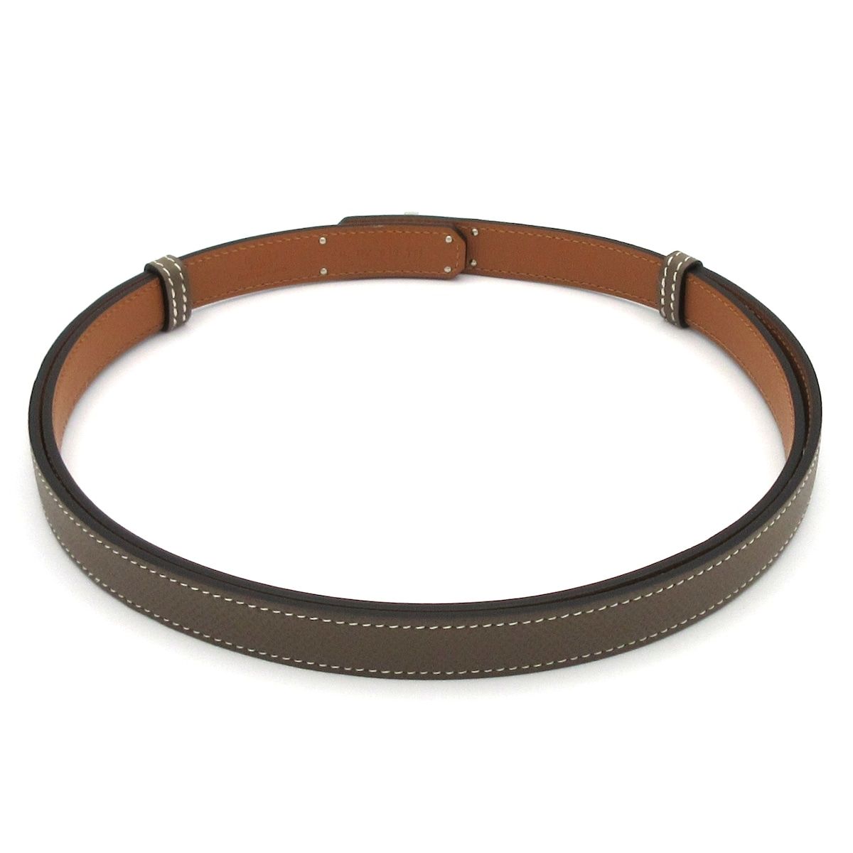 Hermes Belt Kelly Etoupe Silver 2024.2 — view 2