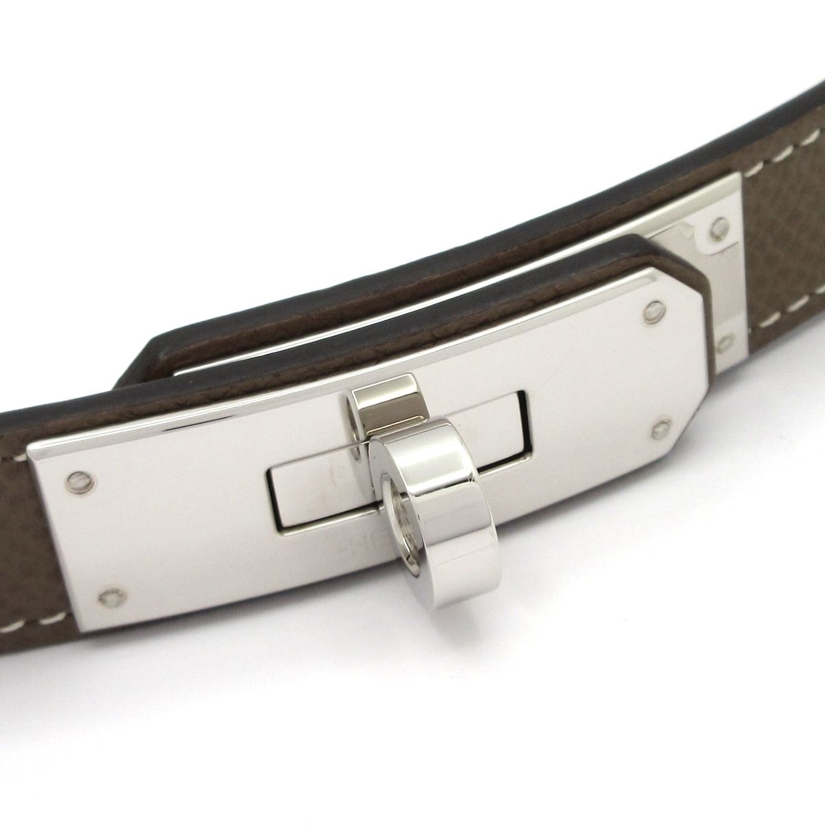 Hermes Belt Kelly Etoupe Silver 2024.2 — view 3
