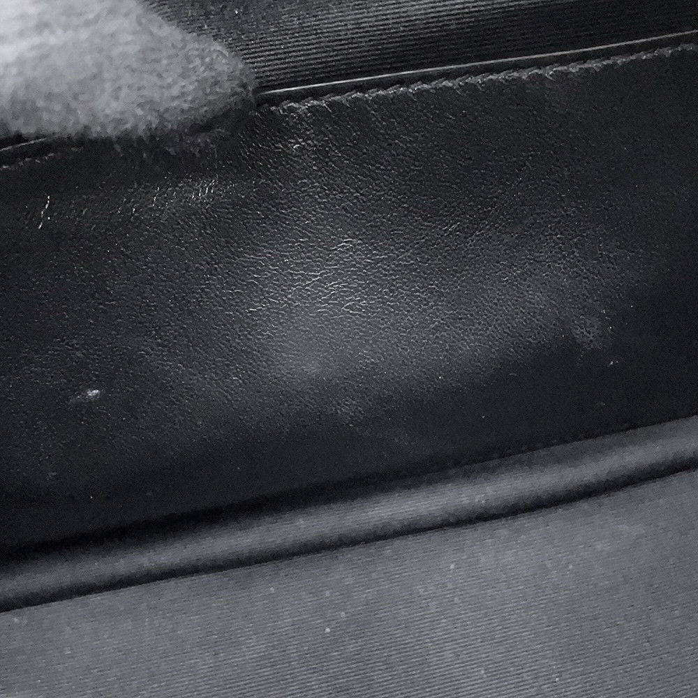 Saint Laurent Paris Chain Shoulder Bag Matelasse Loulou Small Leather Black — view 6