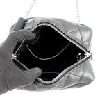 Saint Laurent Paris Chain Shoulder Bag Matelasse Loulou Small Leather Black — view 5
