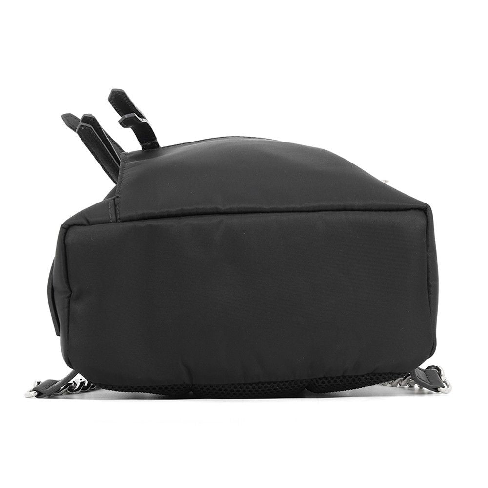 Fendi Backpack Bugs Monster Leather Nylon Black — view 3