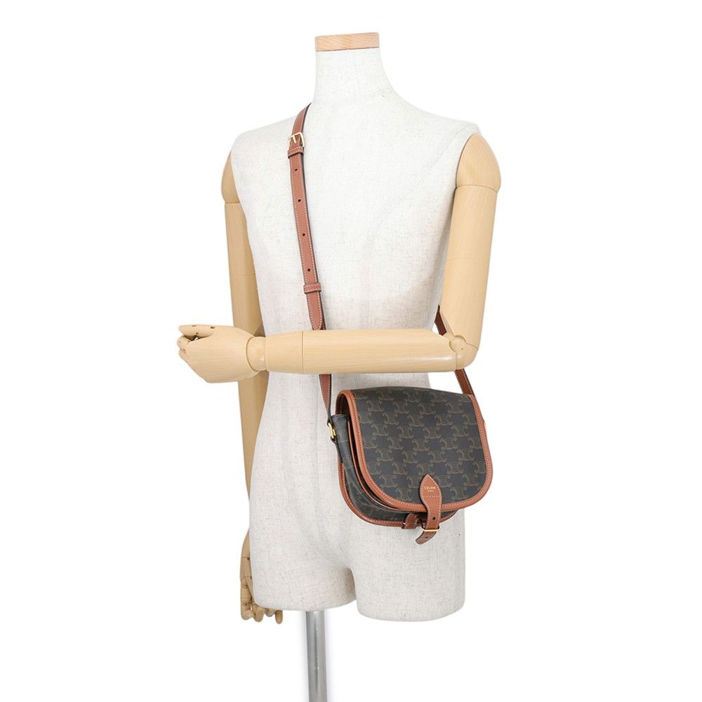 Celine Shoulder Bag Medium Folco Triomphe — view 4