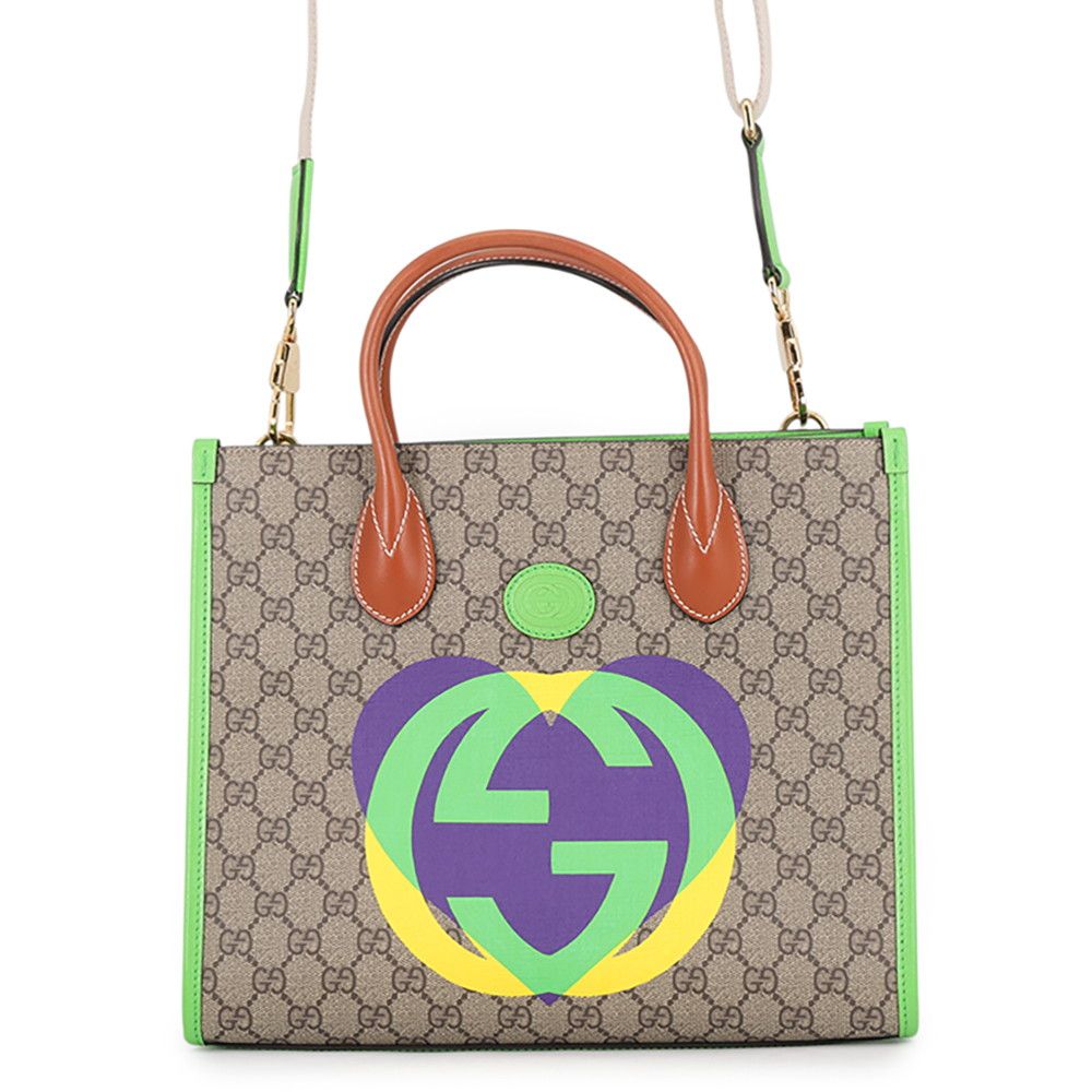 Gucci Handbag GG Supreme Leather 2-Way