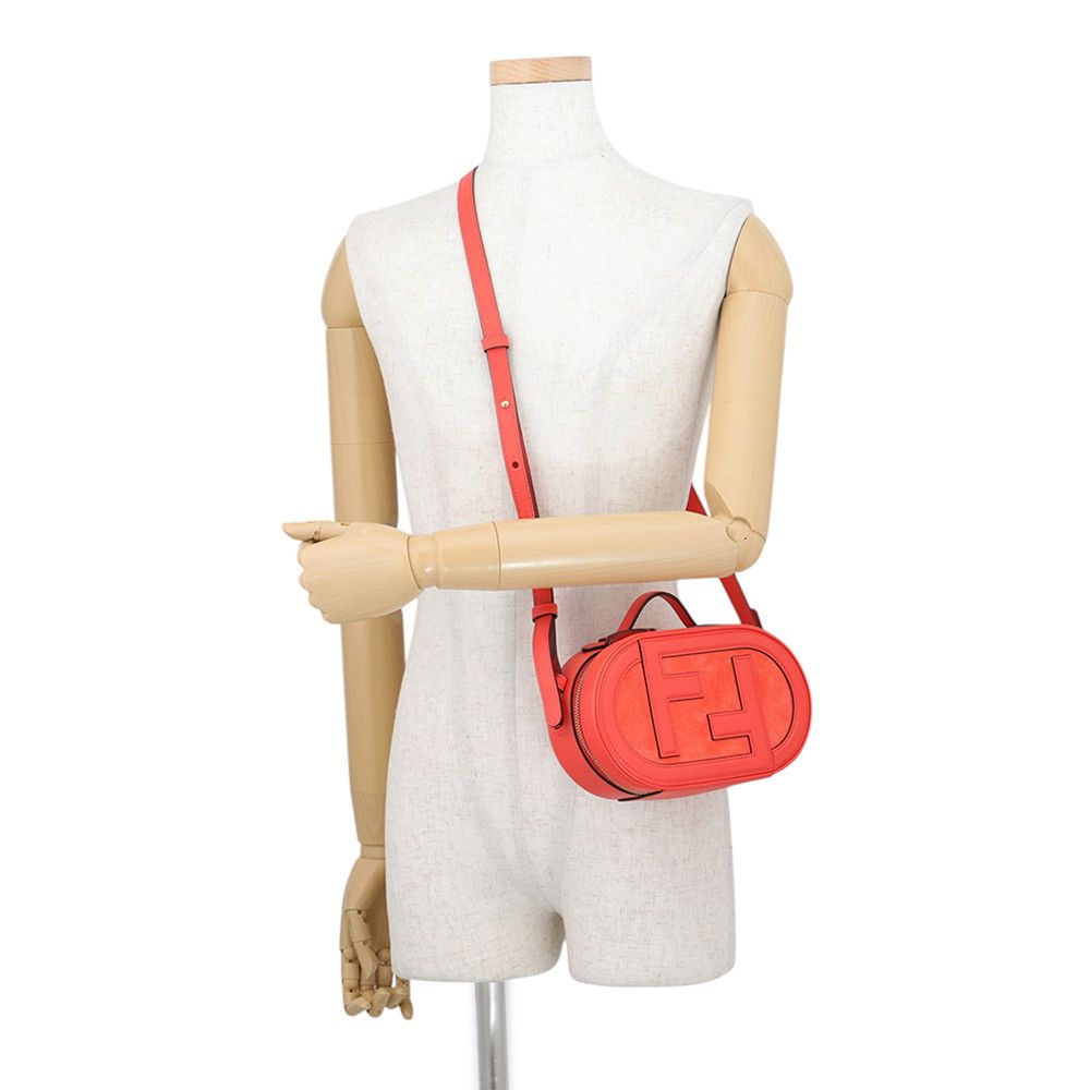 Fendi Shoulder Bag O'lock Small Leather Suede — view 4