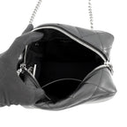 Saint Laurent Paris Chain Shoulder Bag Matelasse Loulou Small Leather Black — view 5