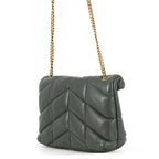 Saint Laurent Paris Chain Shoulder Bag Loulou Puffer Leather — view 2