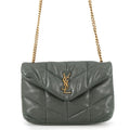 Saint Laurent Paris Chain Shoulder Bag Loulou Puffer Leather