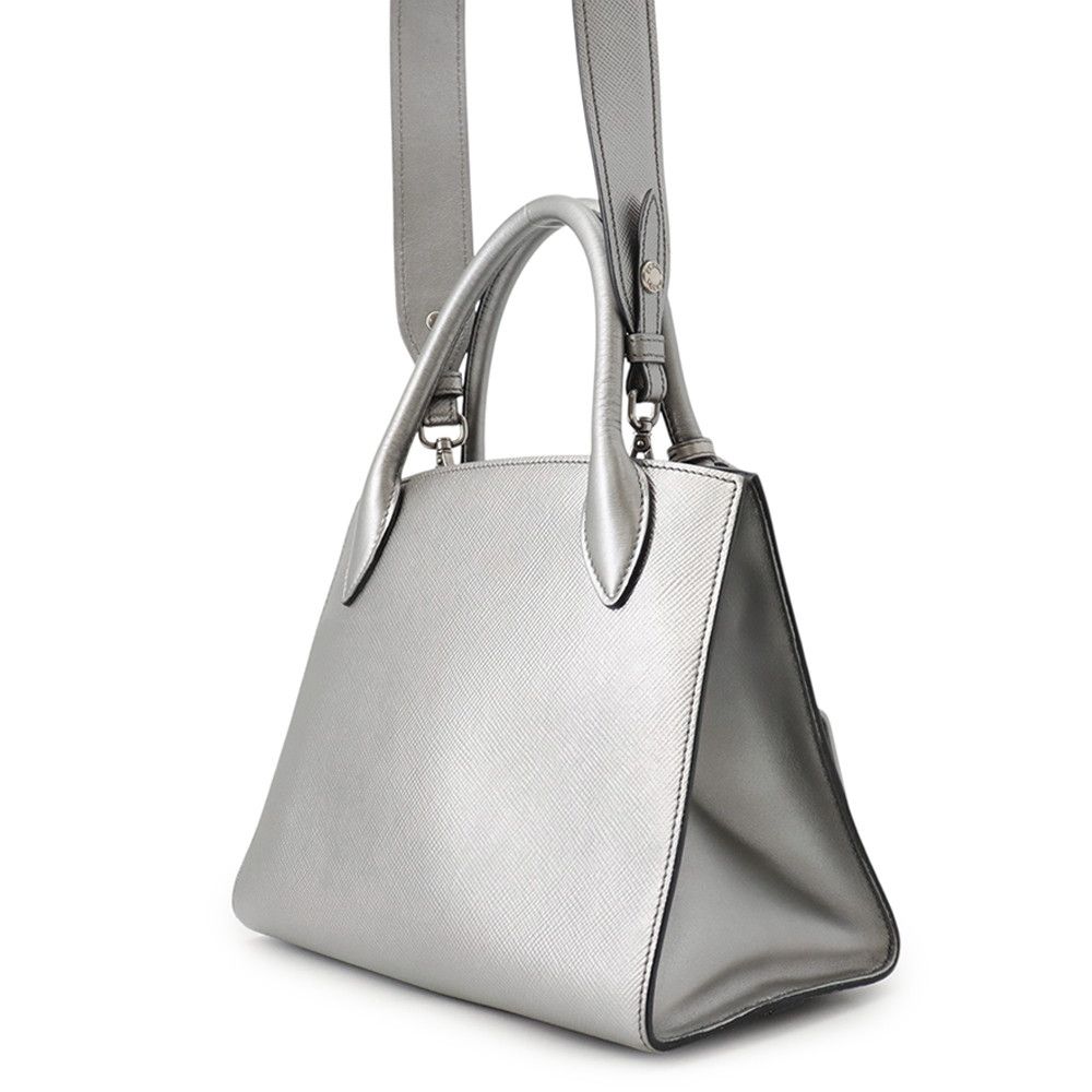 Prada Handbag Logo Leather 2-Way — view 2