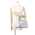 Prada Handbag Logo Leather 2-Way — view 4