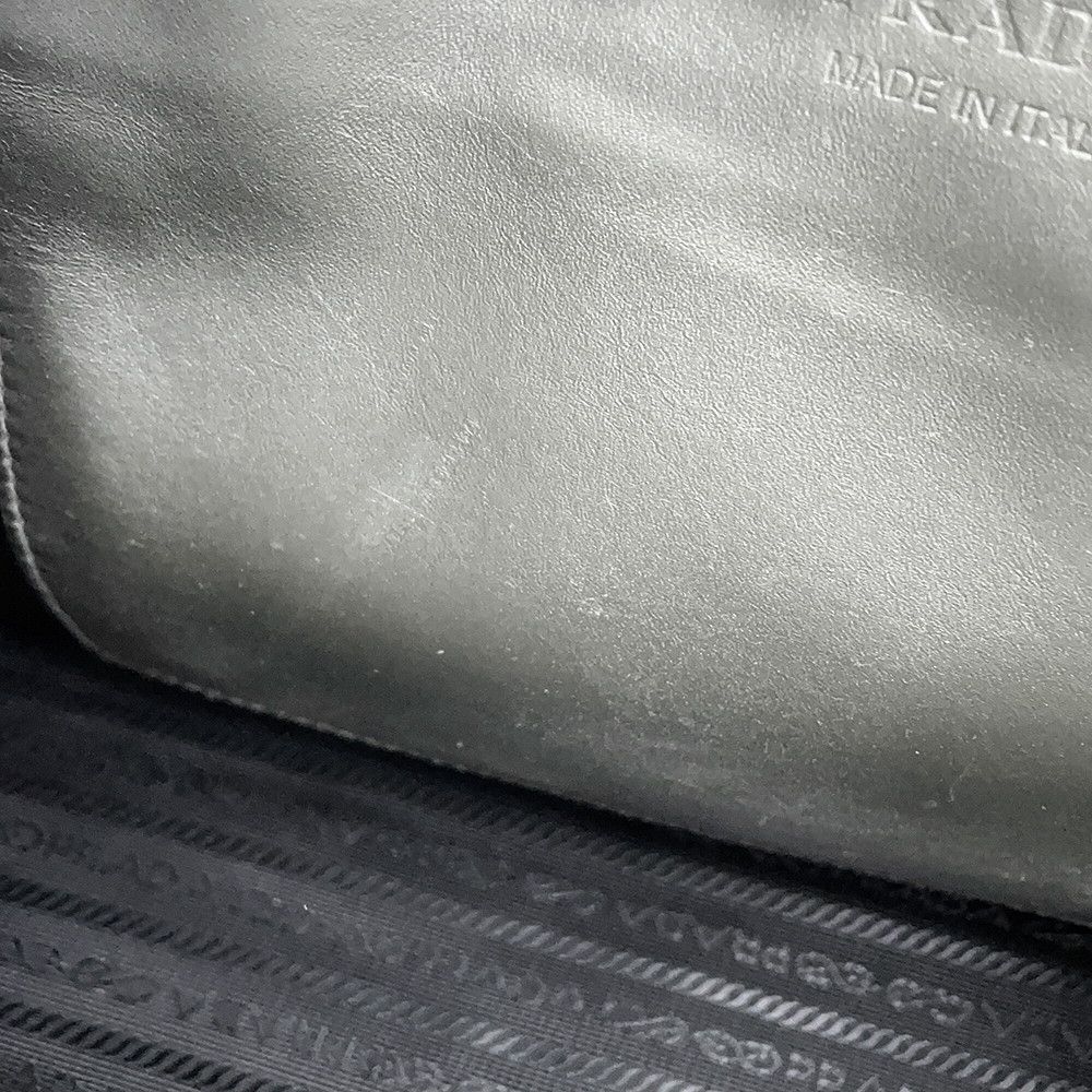 Prada Handbag Logo Leather 2-Way — view 8