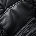 Prada Chain Shoulder Bag Nappa Stitch Logo Leather Black — view 7