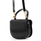 Celine Handbag Bubas Clair Mini Triomphe Leather 2-Way Shoulder Black — view 2