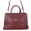 Chanel Tote Neo Executive CC Logo Caviar Leather 2-Way Shoulder Bag