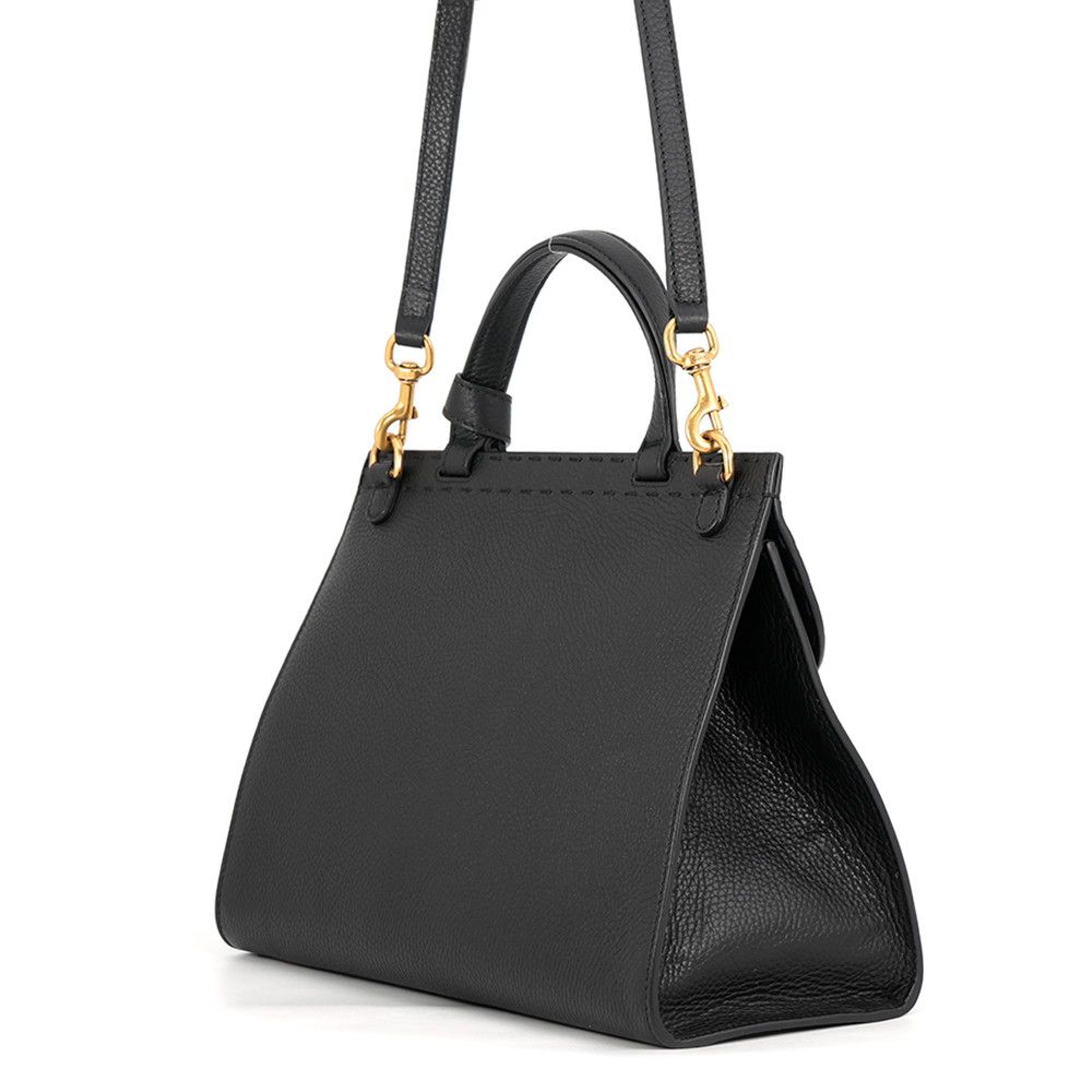 Gucci Handbag GG Marmont Leather Bag 2-Way Shoulder Black — view 2