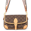 Louis Vuitton Shoulder Bag Monogram Diane 2-Way Black