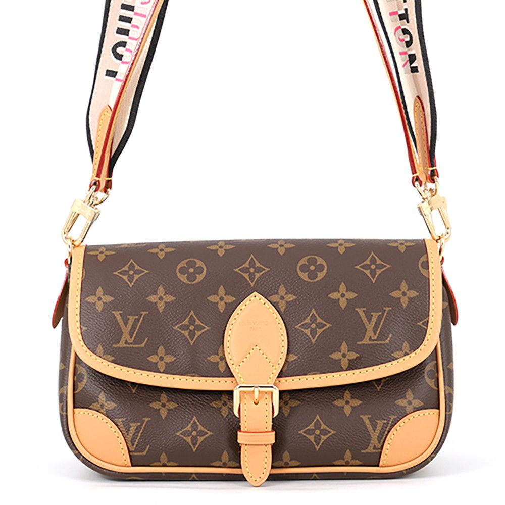 Louis Vuitton Shoulder Bag Monogram Diane 2-Way Black