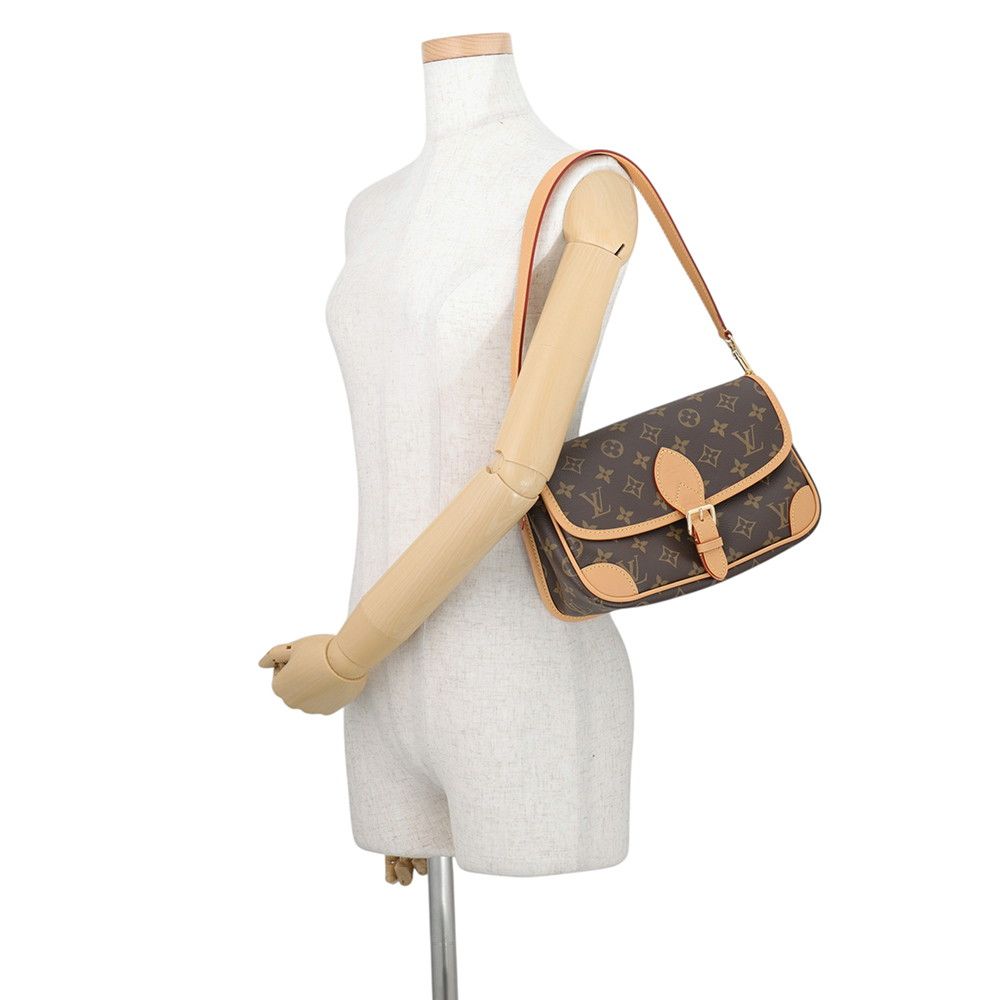 Louis Vuitton Shoulder Bag Monogram Diane 2-Way Black — view 4