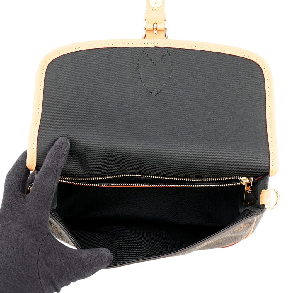 Louis Vuitton Shoulder Bag Monogram Diane 2-Way Black — view 6