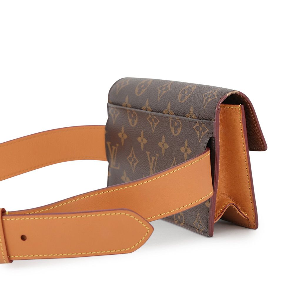 Louis Vuitton Waist Pouch Monogram S Lock Belt PM Clutch — view 3