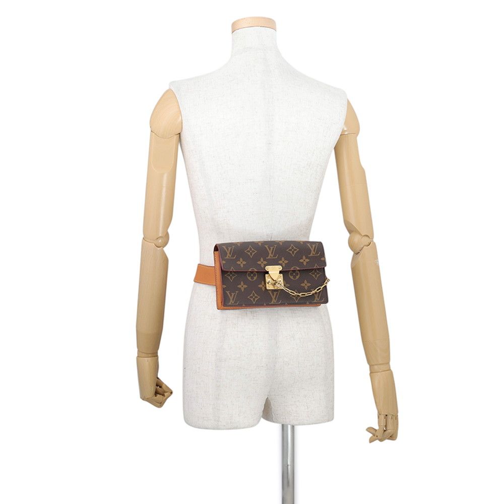 Louis Vuitton Waist Pouch Monogram S Lock Belt PM Clutch — view 5