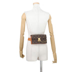 Louis Vuitton Waist Pouch Monogram S Lock Belt PM Clutch — view 5