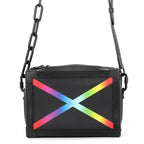Louis Vuitton Shoulder Bag Taiga Soft Trunk Black