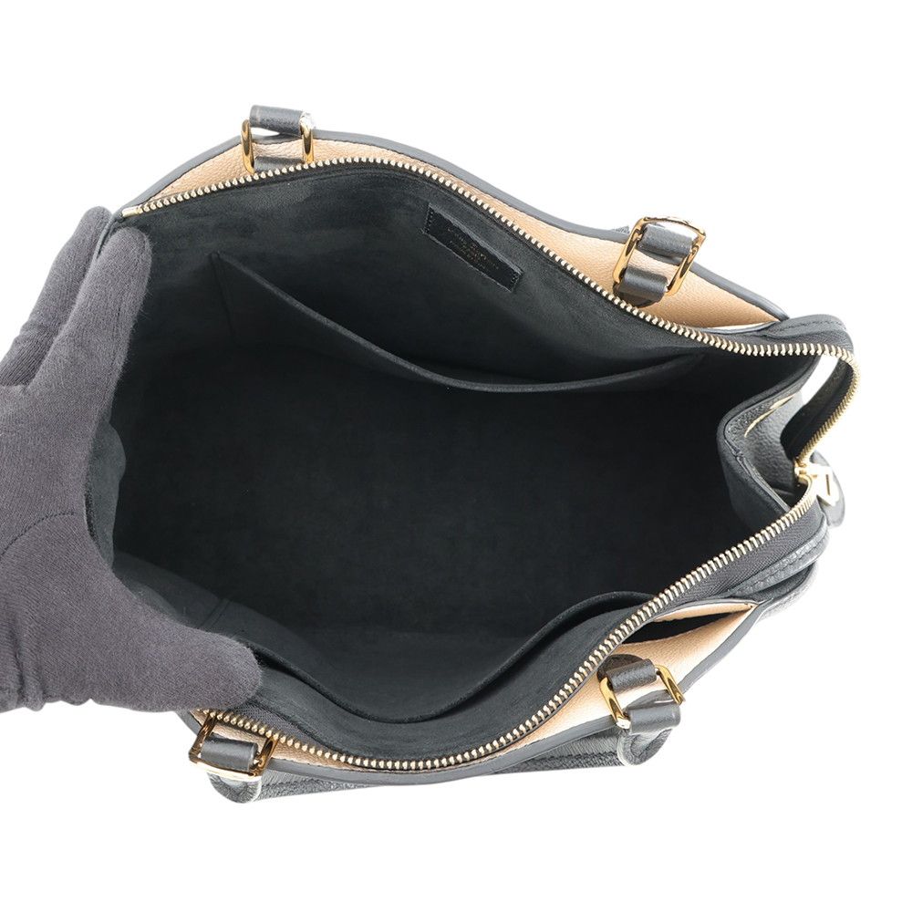 Louis Vuitton Handbag Bicolor Monogram Empreinte Petit Palais PM Black 2-Way — view 6